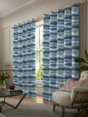 Fjord Cobalt Curtain