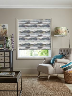 Fjord Slate Roman Blind