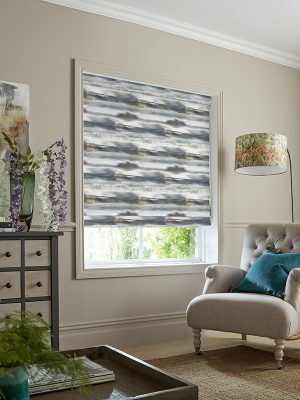 Fjord Slate Roman Blind