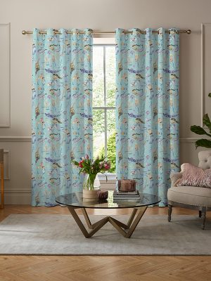Mermaids Party Aqua Curtain Mermaids Party Aqua Curtain