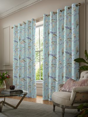 Mermaids Party Aqua Curtain