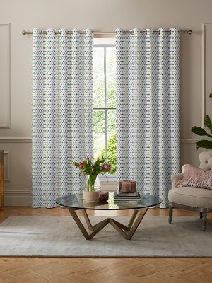 Dotty Primary Curtain