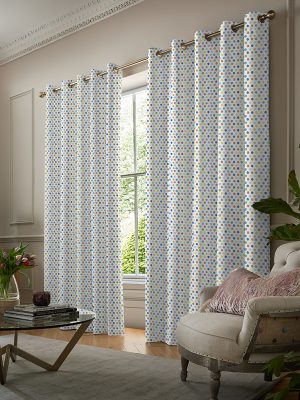 Dotty Primary Curtain