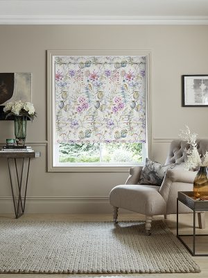 Edenmuir Raspberry Roller Blind