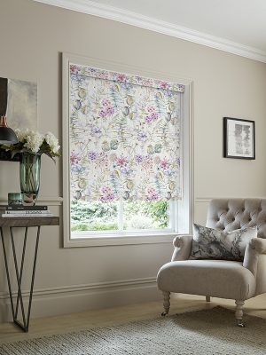 Edenmuir Raspberry Roller Blind