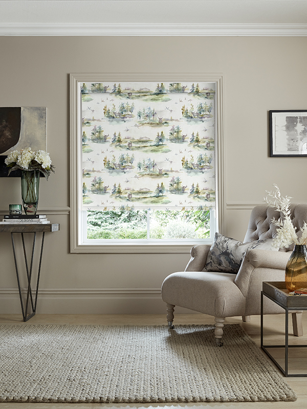 Caledonian Forest Topaz Roller Blind Caledonian Forest Topaz Roller Blind