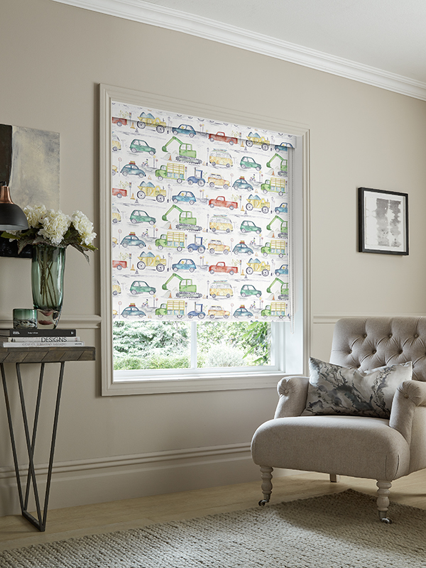 Traffic Jam Primary Roller Blind Traffic Jam Primary Roller Blind