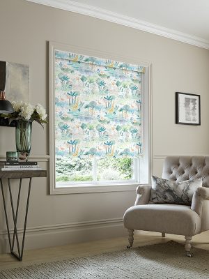 Jungle Fun Aqua Roller Blind