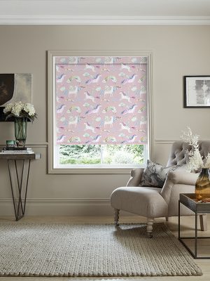 Unicorn Dance Blossom Roller Blind
