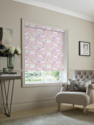 Unicorn Dance Blossom Roller Blind