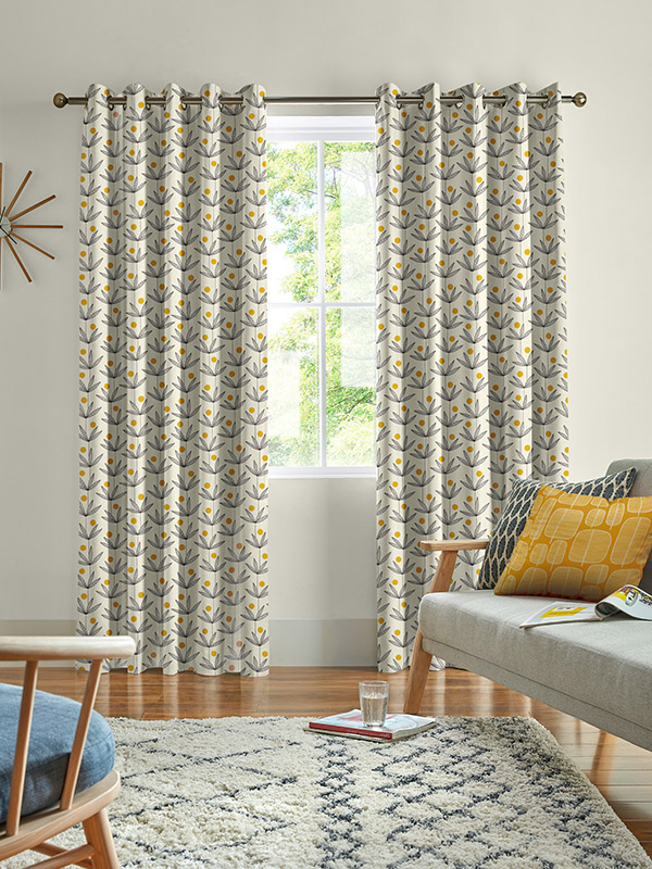 Palm Tree Bloom Curtain Palm Tree Bloom Curtain