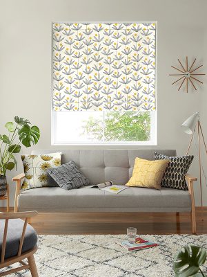 Palm Tree Bloom Roman Blind