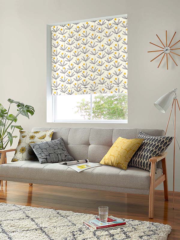 Palm Tree Bloom Roman Blind Palm Tree Bloom Roman Blind