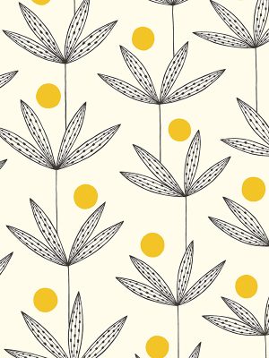 Palm Tree Bloom Roman Blind