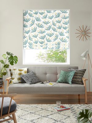 Wildflower Tidy Tips Roman Blind