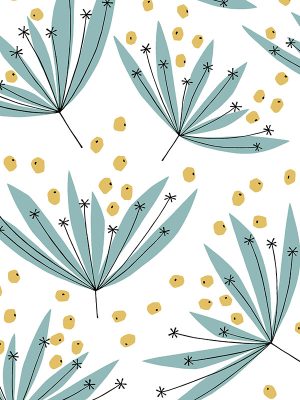 Wildflower Tidy Tips Roman Blind