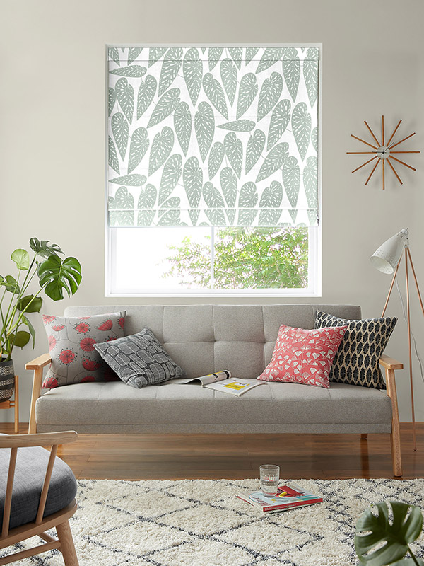 Tropics Shaded Roman Blind Tropics Shaded Roman Blind