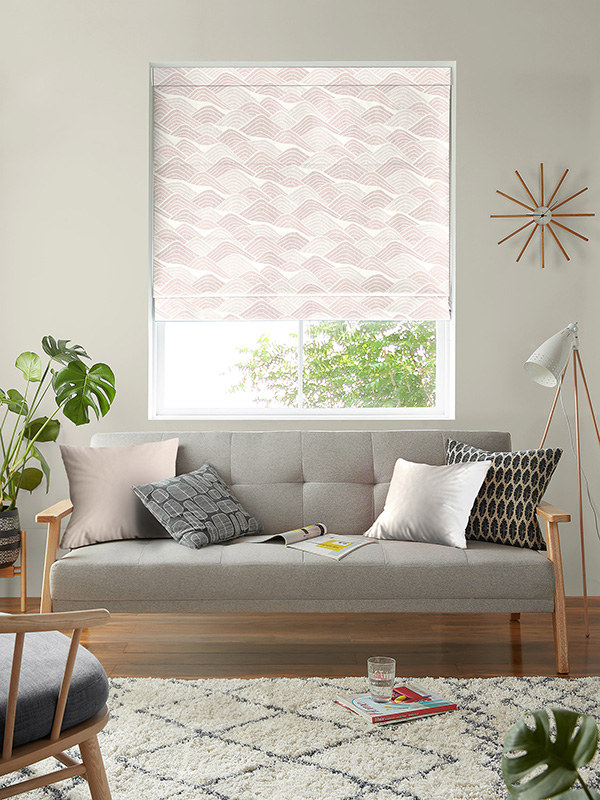 Frontier Dusty Pink Roman Blind Frontier Dusty Pink Roman Blind