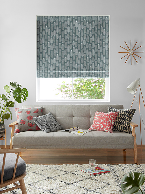 Bloom Steel Roman Blind Bloom Steel Roman Blind