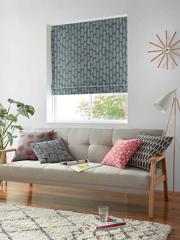 Bloom Steel Roman Blind Bloom Steel Roman Blind