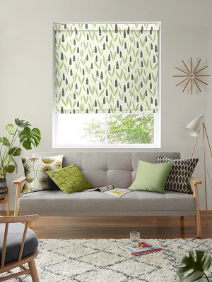 Snow Drops Forest Shade Roller blind
