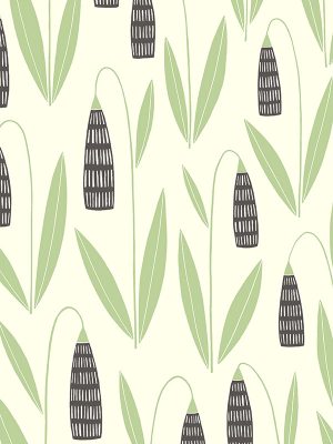 Snow Drops Forest Shade Roller blind