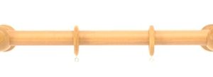 28mm Universal Wood Pole Sample Antique Pine Ball finial