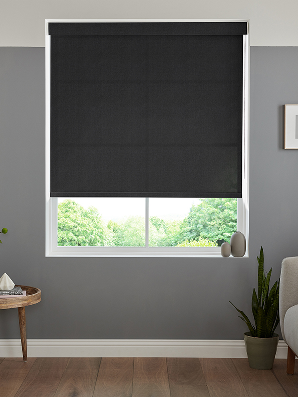 Orlando Black Roller Blind Orlando Black Roller Blind
