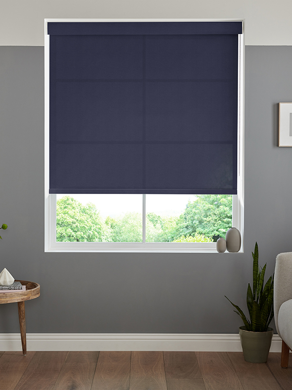 Orlando Navy Roller Blind Orlando Navy Roller Blind