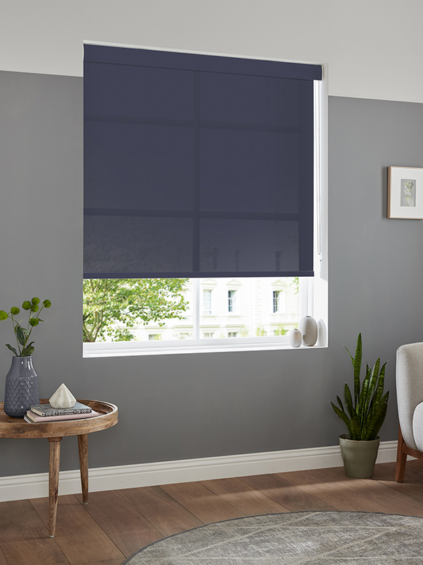 Orlando Navy Roller Blind Orlando Navy Roller Blind