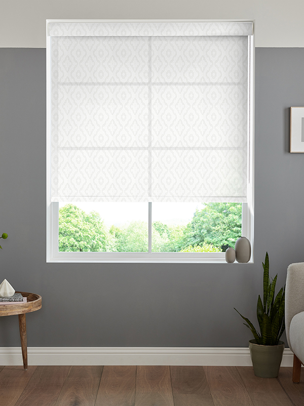Villier White Roller Blind Villier White Roller Blind