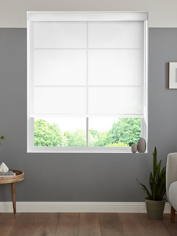 Benedict White Roller Blind Benedict White Roller Blind