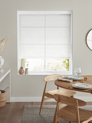 Danbury White Roller Blind