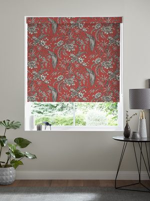 Francesca Crimson Roller Blind