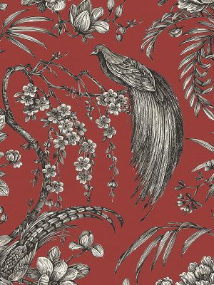 Francesca Crimson Roller Blind