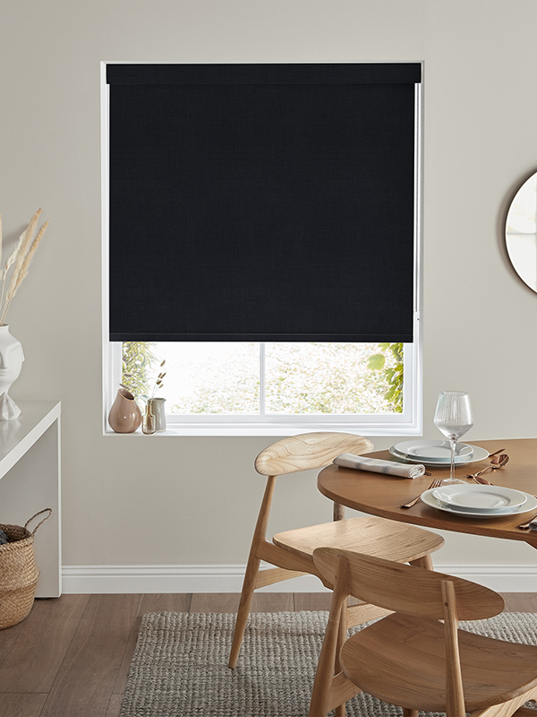 Grovely Black Roller Blind Grovely Black Roller Blind