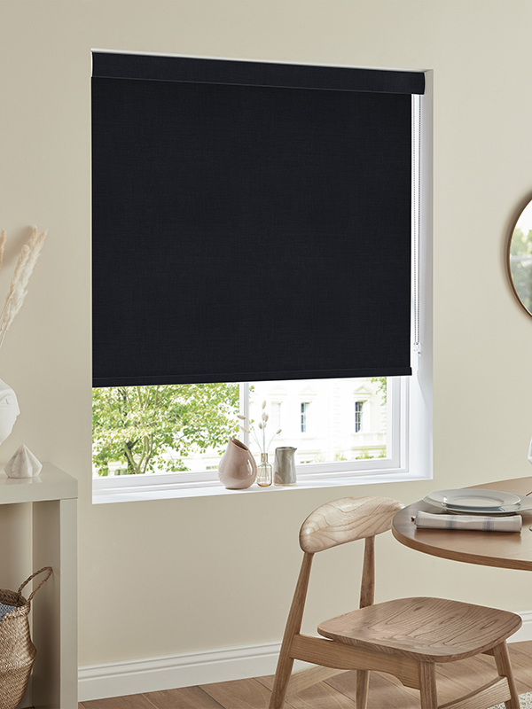 Grovely Black Roller Blind Grovely Black Roller Blind