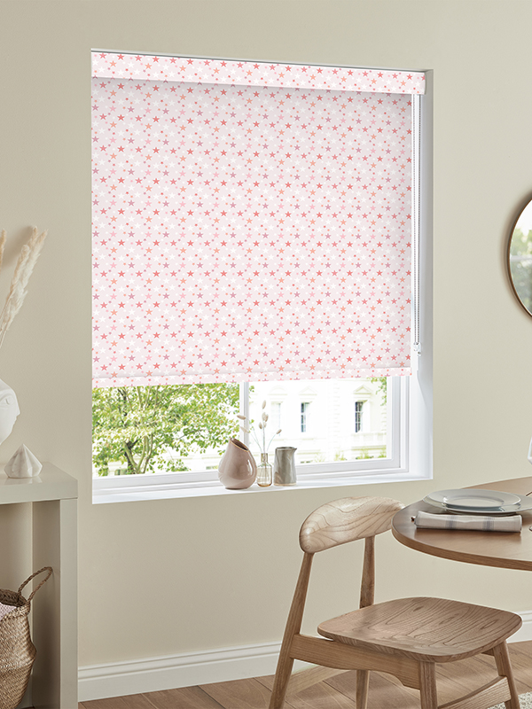 Latimer Pink Roller Blind Latimer Pink Roller Blind