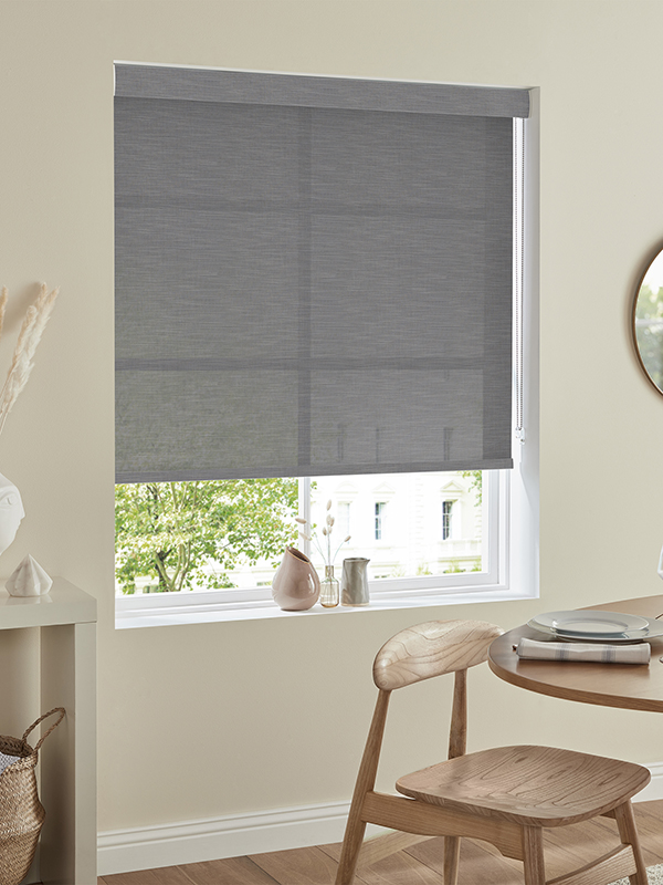 Innes Charcoal Roller Blind Innes Charcoal Roller Blind