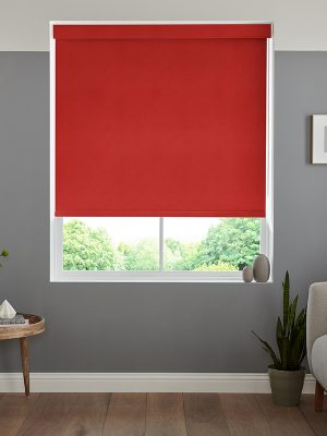 Lennie Red Roller Blind