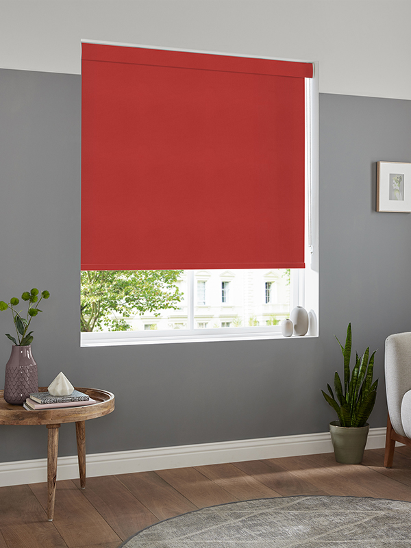 Lennie Red Roller Blind Lennie Red Roller Blind