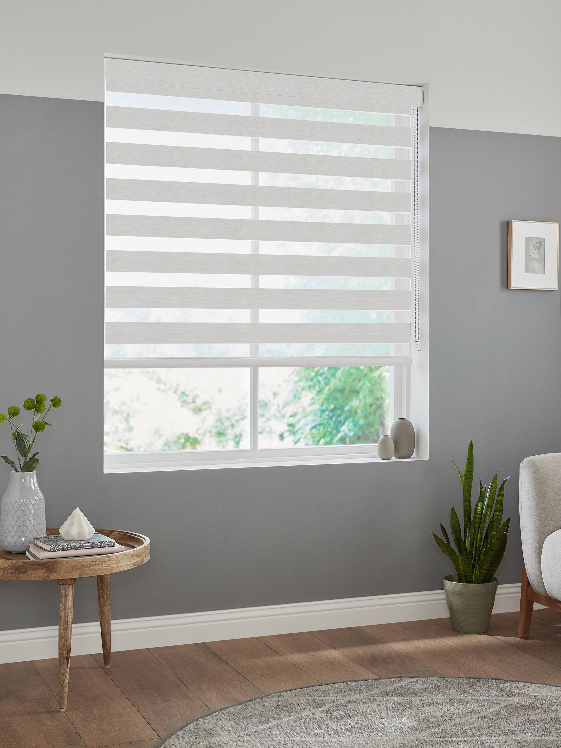 Molton Silver Fifty50 Blinds Molton Silver Fifty50 Blinds