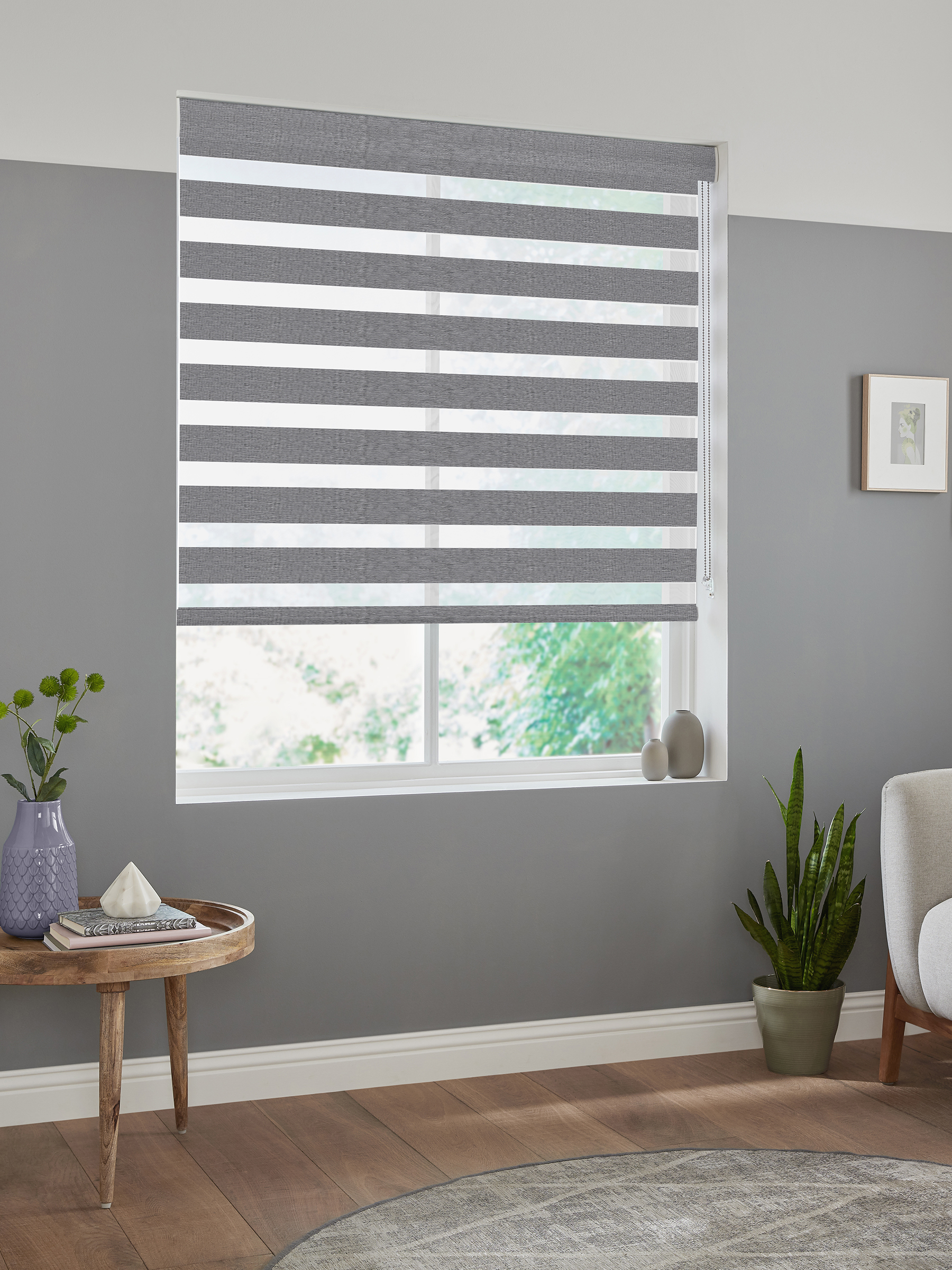 Carden Charcoal Fifty50 Blinds Carden Charcoal Fifty50 Blinds