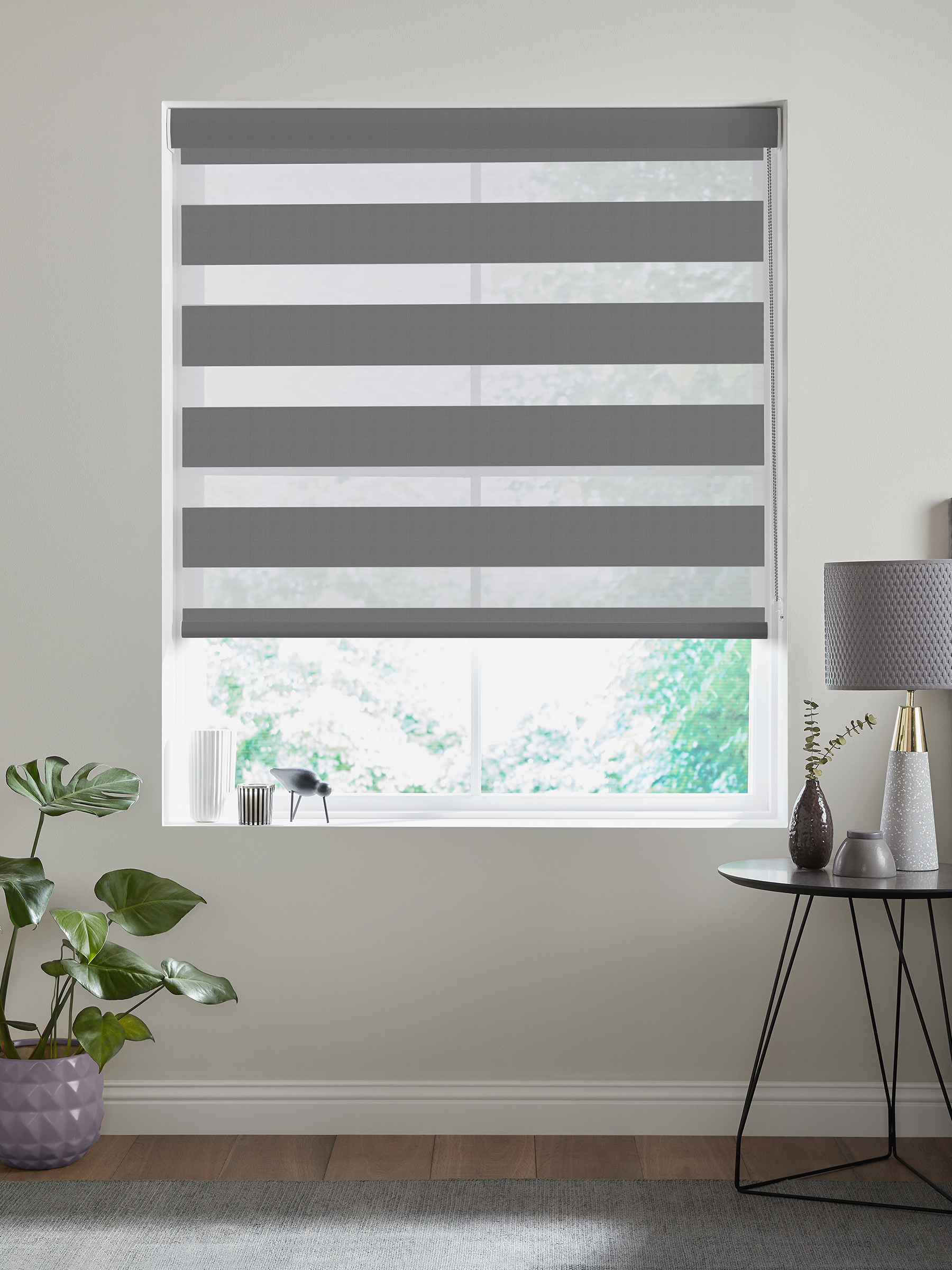 Ardingly Charcoal Fifty50 Blinds Ardingly Charcoal Fifty50 Blinds