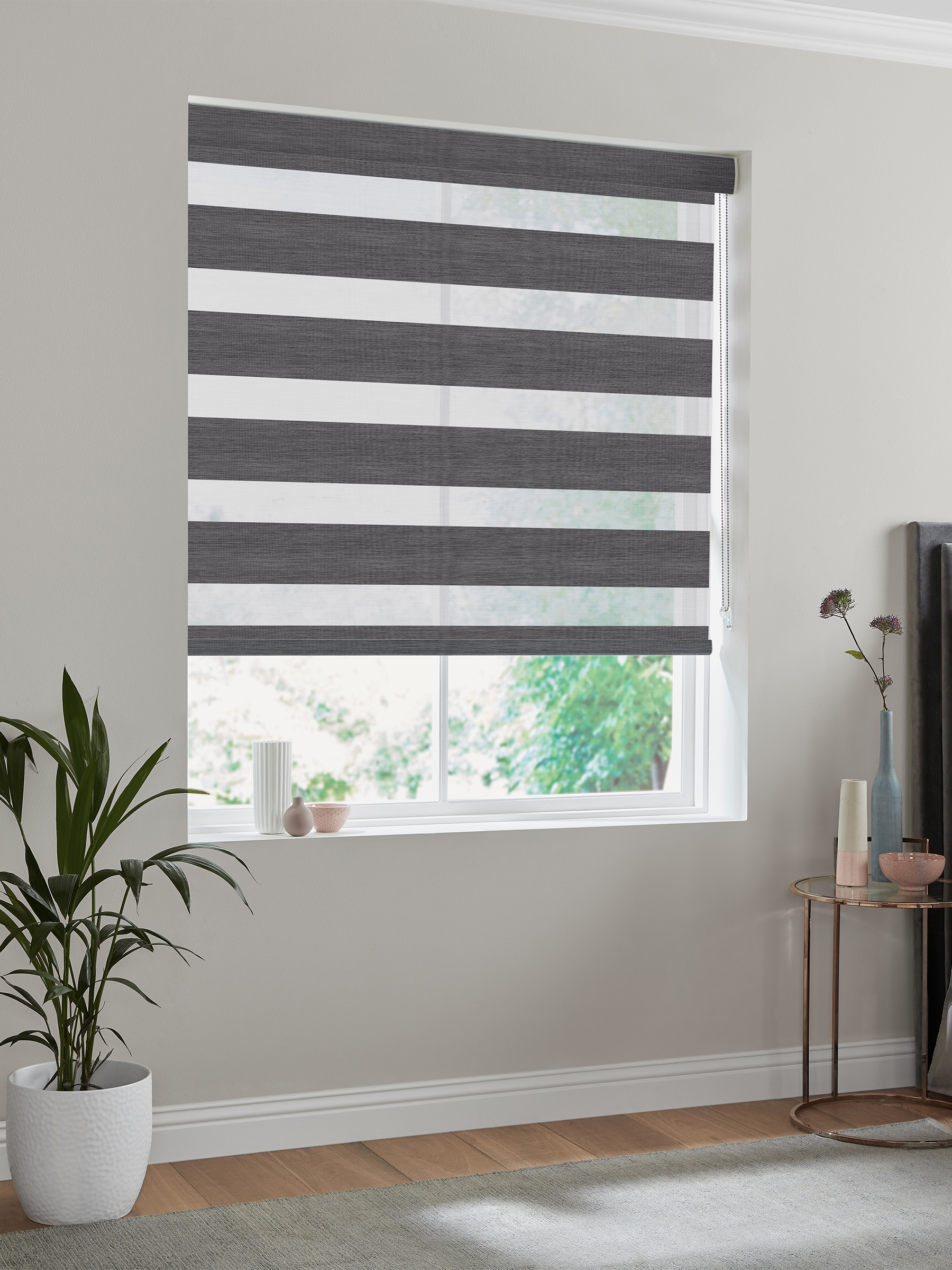 Corston Graphite Fifty50 Blinds Corston Graphite Fifty50 Blinds