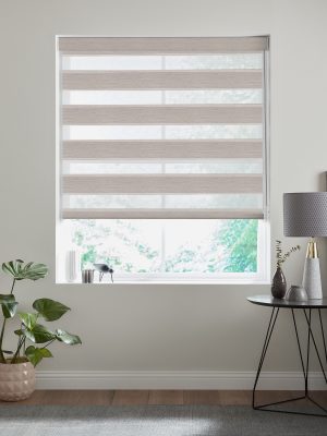 Huxley Taupe Fifty50 Blinds