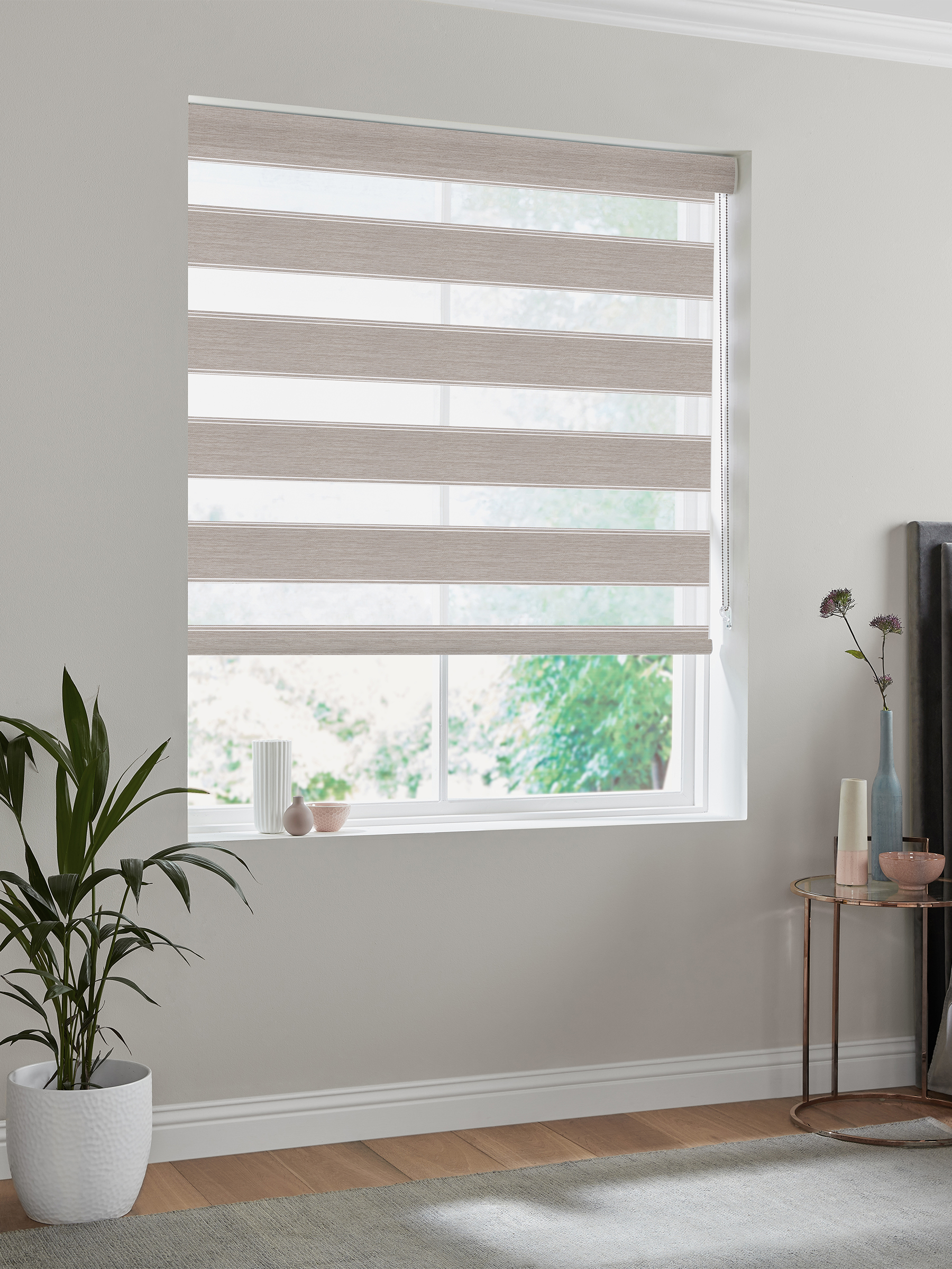 Huxley Taupe Fifty50 Blinds Huxley Taupe Fifty50 Blinds