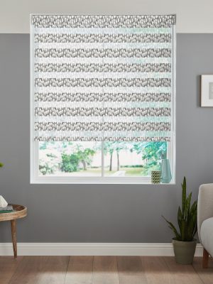 Iris Graphite Fifty50 Blinds