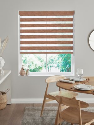 Kempton Teak Fifty50 Blinds