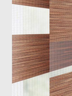 Kempton Teak Fifty50 Blinds